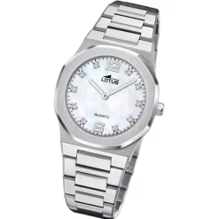Lotus Damenuhr Edelstahl silber Lotus Classic Armbanduhr UL18843/1