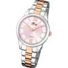 Lotus Damenuhr Edelstahl silber gold Lotus Classic Armbanduhr UL18891/1