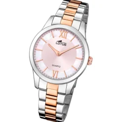 Lotus Damenuhr Edelstahl silber gold Lotus Classic Armbanduhr UL18891/1
