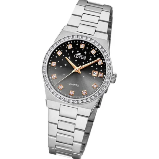 Lotus Damenuhr Edelstahl silber Lotus Classic Armbanduhr UL18885/4