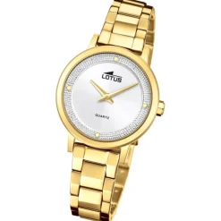 Lotus Damenuhr Edelstahl gold Lotus Classic Armbanduhr UL18893/1