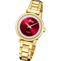 Lotus Damenuhr Edelstahl gold Lotus Classic Armbanduhr UL18893/2