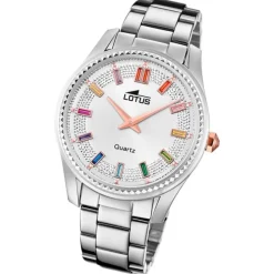 Lotus Damenuhr Edelstahl Silber Lotus Classic Armbanduhr UL18898/2