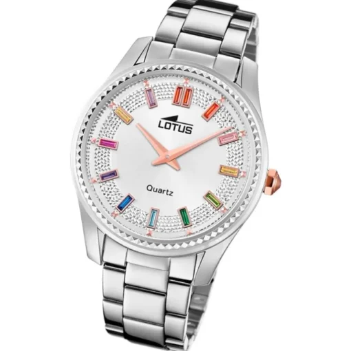 Lotus Damenuhr Edelstahl Silber Lotus Classic Armbanduhr UL18898/2
