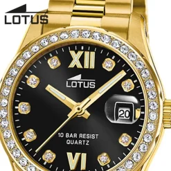 Lotus Damenuhr Edelstahl gold Lotus Classic Armbanduhr UL18979/2