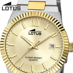 Lotus Damenuhr Edelstahl silbergold Lotus Classic Armbanduhr UL18839/2
