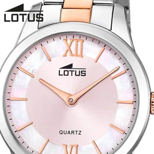 Lotus Damenuhr Edelstahl silber gold Lotus Classic Armbanduhr UL18891/1