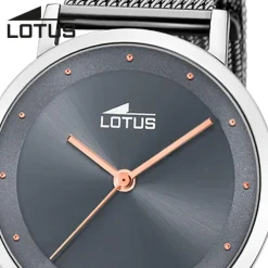 Lotus Damenuhr Edelstahl grau Lotus Classic Armbanduhr UL18878/3