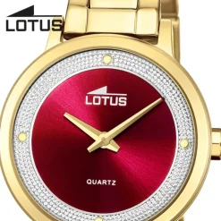 Lotus Damenuhr Edelstahl gold Lotus Classic Armbanduhr UL18893/2