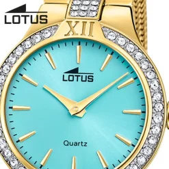 Lotus Damenuhr Edelstahl gold Lotus Classic Armbanduhr UL18895/2
