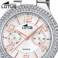 Lotus Damenuhr Edelstahl silber Lotus Classic Armbanduhr UL18918/1