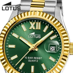 Lotus Damenuhr Edelstahl silber gold Lotus Classic Armbanduhr UL18931/3