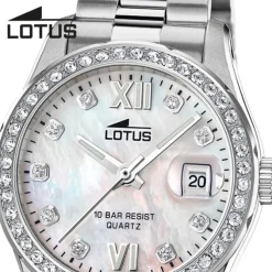 Lotus Damenuhr Edelstahl silber Lotus Classic Armbanduhr UL18933/1