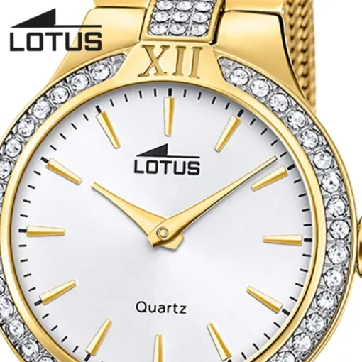 Lotus Damenuhr Edelstahl gold Lotus Classic Armbanduhr UL18895/1