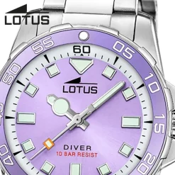 Lotus Damenuhr Edelstahl silber Lotus Classic Armbanduhr UL18937/6