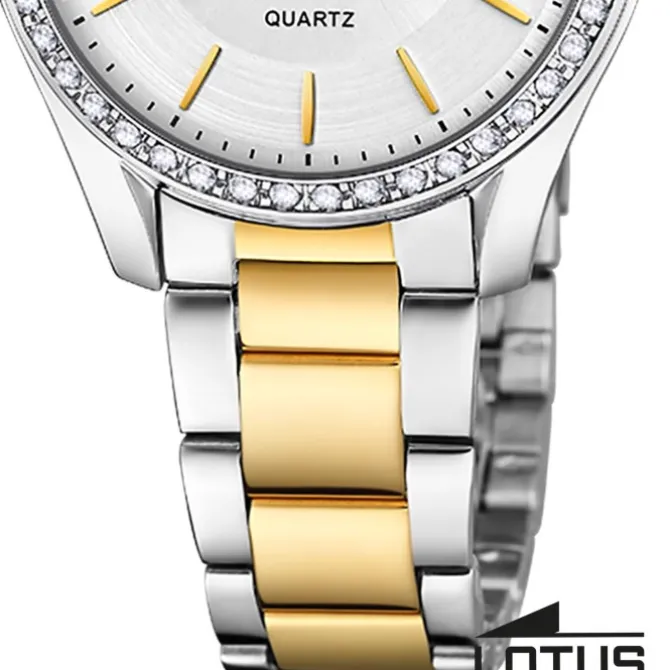 Lotus Damenuhr Edelstahl silbergold Lotus Classic Armbanduhr UL18797/1