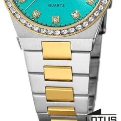 Lotus Damenuhr Edelstahl silbergold Lotus Classic Armbanduhr UL18886/2