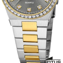 Lotus Damenuhr Edelstahl silbergold Lotus Classic Armbanduhr UL18886/4
