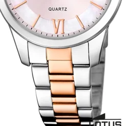 Lotus Damenuhr Edelstahl silber gold Lotus Classic Armbanduhr UL18891/1