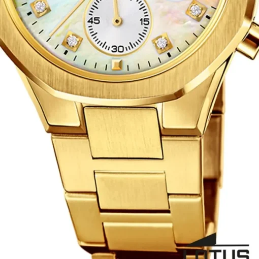 Lotus Damenuhr Edelstahl gold Lotus Classic Armbanduhr UL18871/1