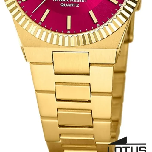 Lotus Damenuhr Edelstahl gold Lotus Classic Armbanduhr UL18840/2