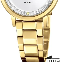 Lotus Damenuhr Edelstahl gold Lotus Classic Armbanduhr UL18893/1