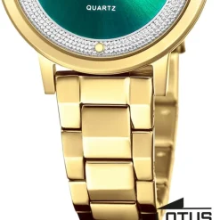 Lotus Damenuhr Edelstahl gold Lotus Classic Armbanduhr UL18893/3