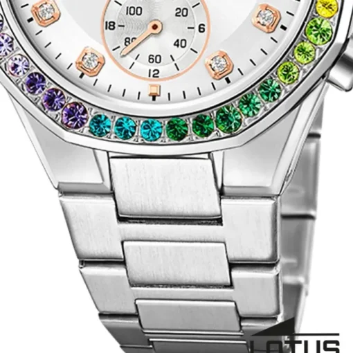 Lotus Damenuhr Edelstahl silber Lotus Classic Armbanduhr UL18924/5