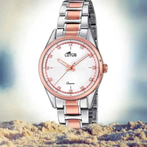 Lotus Damen-Uhr Edelstahl silber roségold 18386/2 Quarz Grace UL18386/2
