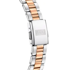Lotus Damenuhr Edelstahl silber gold Lotus Classic Armbanduhr UL18891/1