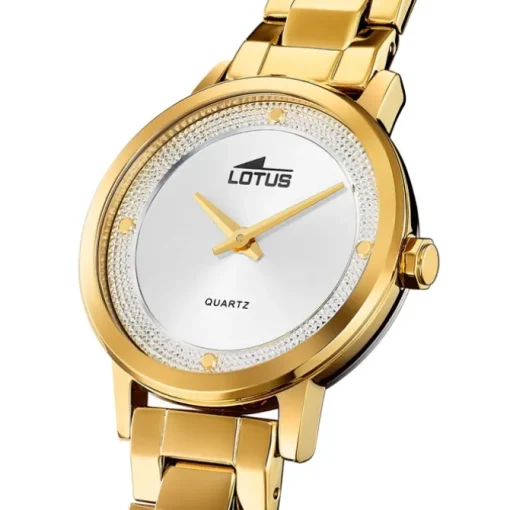 Lotus Damenuhr Edelstahl gold Lotus Classic Armbanduhr UL18893/1