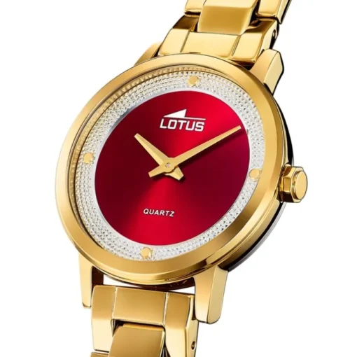 Lotus Damenuhr Edelstahl gold Lotus Classic Armbanduhr UL18893/2