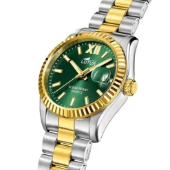 Lotus Damenuhr Edelstahl silber gold Lotus Classic Armbanduhr UL18931/3
