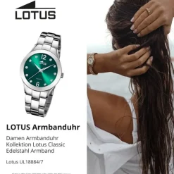 Lotus Damenuhr Edelstahl silber Lotus Classic Armbanduhr UL18884/7