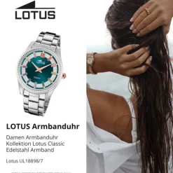 Lotus Damenuhr Edelstahl Silber Lotus Classic Armbanduhr UL18898/7