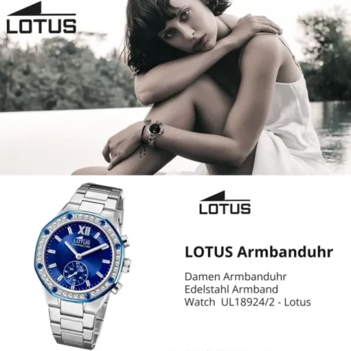 Lotus Damenuhr Edelstahl silber Lotus Classic Armbanduhr UL18924/2
