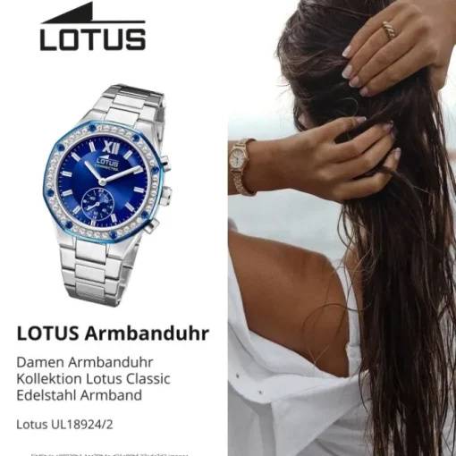 Lotus Damenuhr Edelstahl silber Lotus Classic Armbanduhr UL18924/2