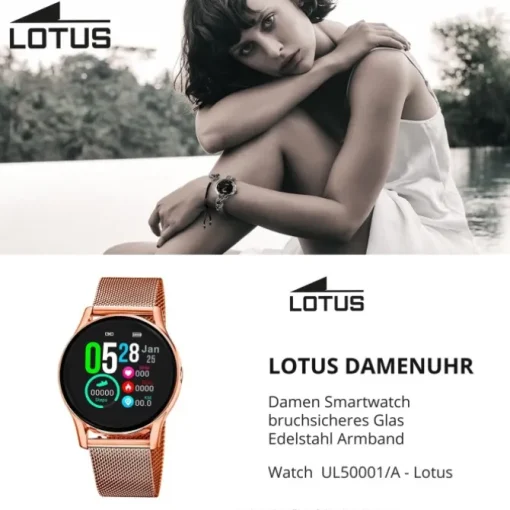 Lotus Damenuhr Edelstahl rosegold Lotus Multifunktion Armbanduhr UL50001/A