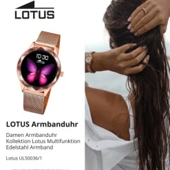 Lotus Damenuhr Edelstahl roségold Lotus Multifunktion Armbanduhr UL50036/1