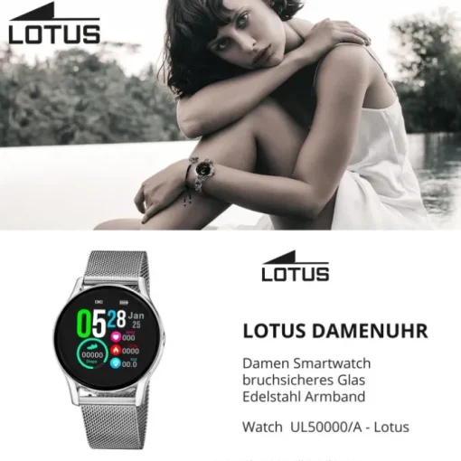 Lotus Damenuhr Edelstahl silber Lotus Multifunktion Armbanduhr UL50000/A