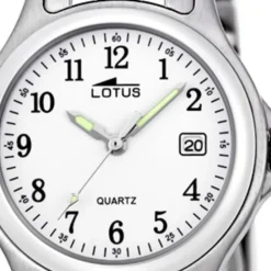 LOTUS Damenuhr klassisch Analog Quarz Uhr Edelstahl Armband silber UL15151/A