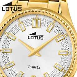 Lotus Damenuhr Leder gold Lotus Classic Armbanduhr UL18902/3