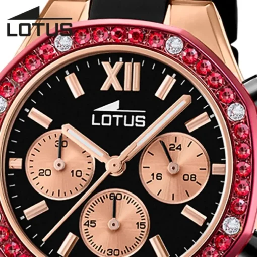 Lotus Damenuhr Silikon schwarz Lotus Classic Armbanduhr UL18877/1