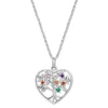 LOTUS Halskette Herz Lotusbaum 925 Silber Lotus Silver Tree of Life JLP3199-1-1