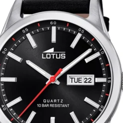 LOTUS Herren Armbanduhr Classic 18671/4 Quarz Leder schwarz UL18671/4