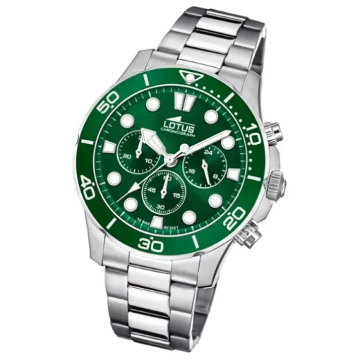 Lotus Herren Armbanduhr Khrono 18756/2 Chronograph Edelstahl silber UL18756/2