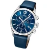 LOTUS Herren Armbanduhr Khrono 18691/1 Quarz Leder blau UL18691/1