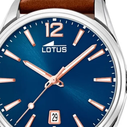 LOTUS Herren Armbanduhr Khrono 18693/2 Quarz Leder braun UL18693/2