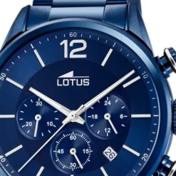 LOTUS Herren Armbanduhr Khrono 18680/1 Quarz Edelstahl blau UL18680/1