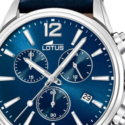 LOTUS Herren Armbanduhr Khrono 18691/1 Quarz Leder blau UL18691/1
